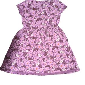 Floral Pink Kids Dress